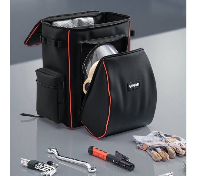 Suvirinimo kuprinė iš 600D poliesterio 35.6L7