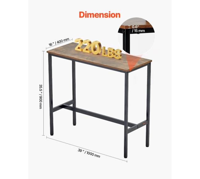 baro stalas 99x41x90.2 cm2