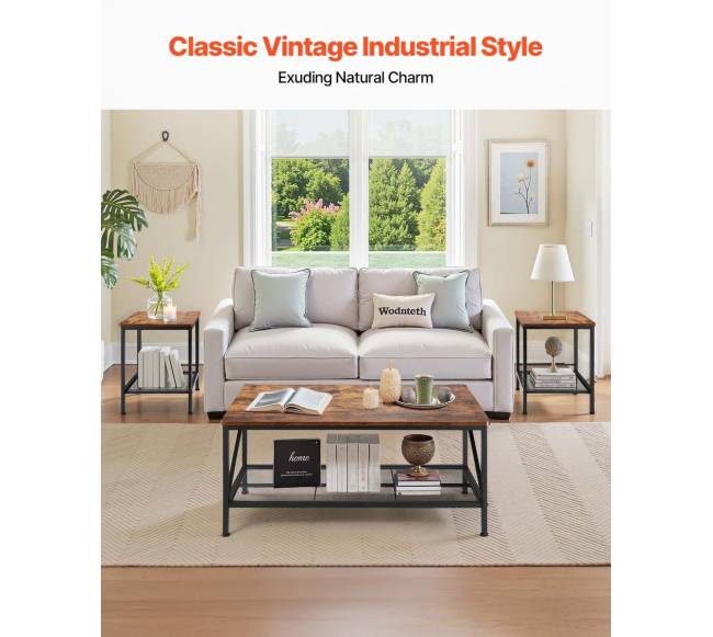 trijų dalių svetainės staliukų komplektas1