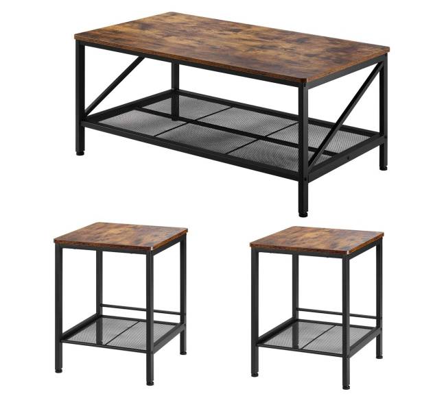 trijų dalių svetainės staliukų komplektas8