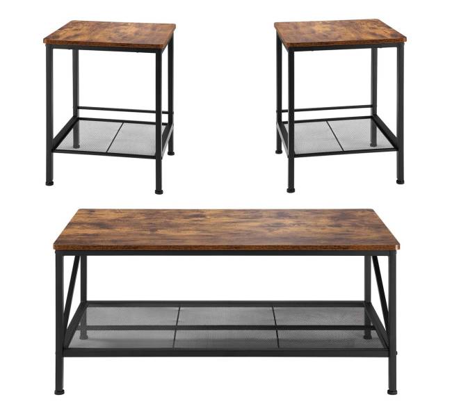 trijų dalių svetainės staliukų komplektas9