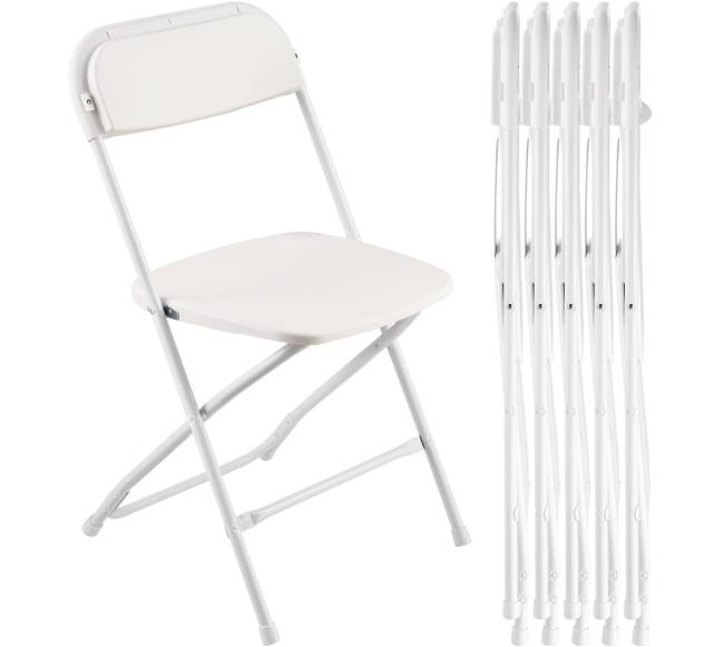 6 sulankstomų kėdžių komplektas su metaliniu rėmu0