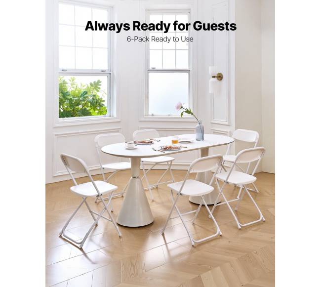 6 sulankstomų kėdžių komplektas su metaliniu rėmu1