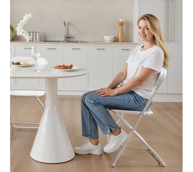 6 sulankstomų kėdžių komplektas su metaliniu rėmu7