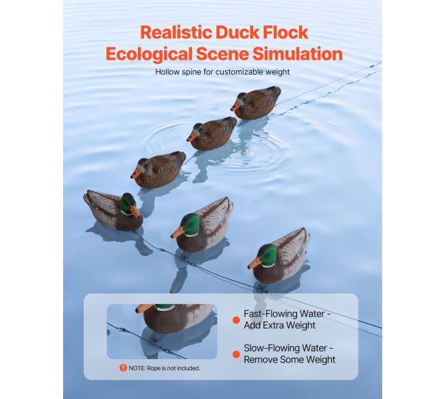 Medžioklės plastikinė antis plūduriuojanti3