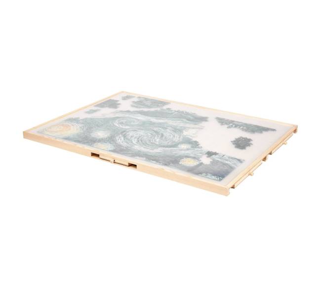 1500 dalių dėlionės lenta su stalčiais, 86x63cm10