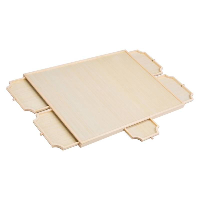 Medinė dėlionių lenta su stalčiais 1000 detalių0