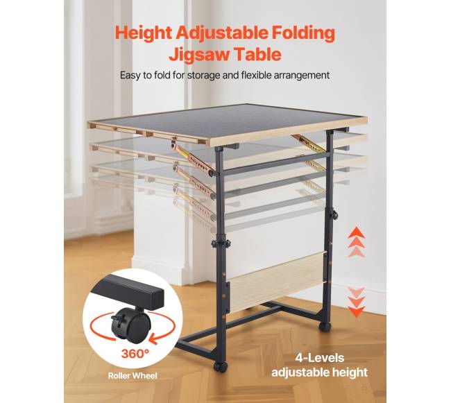 1500 dalių dėlionių stalas su reguliuojamomis kojelėmis3