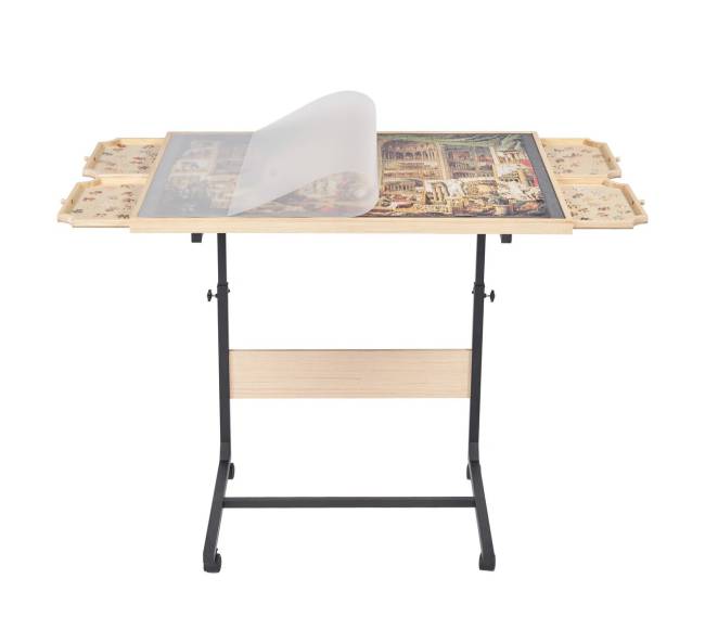1500 dalių dėlionių stalas su reguliuojamomis kojelėmis8
