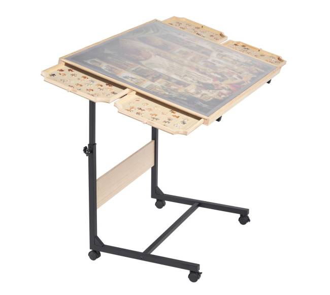 1500 dalių dėlionių stalas su reguliuojamomis kojelėmis9