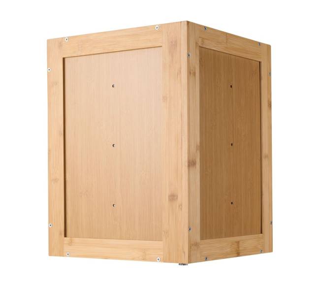 Kampinė bambuko duonos dėžutė virtuvei0