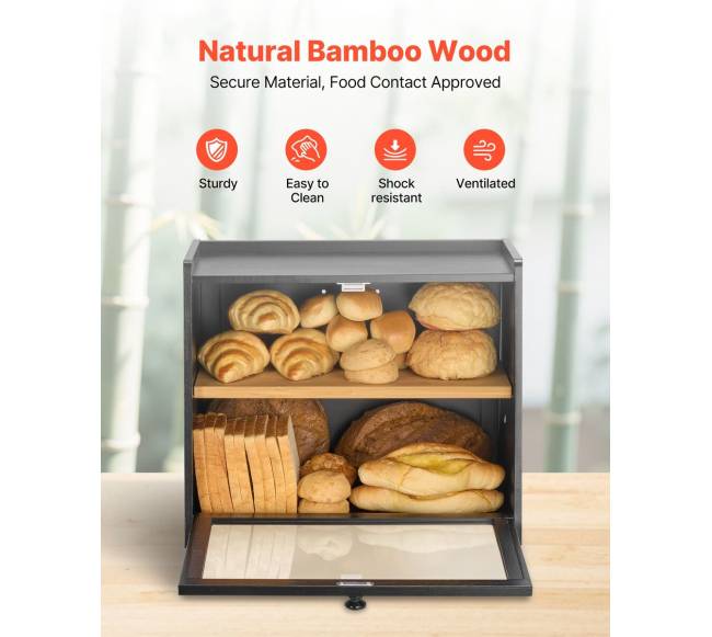 Dviejų sluoksnių duonos dėžė iš bambuko3