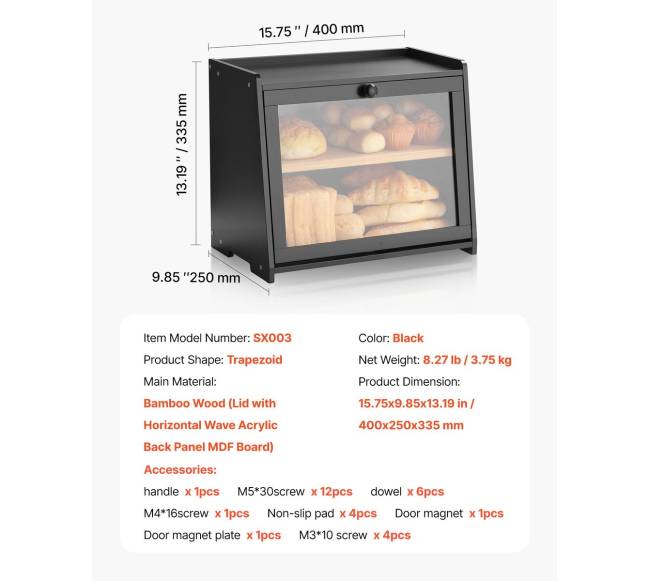 Dviejų sluoksnių duonos dėžė iš bambuko6