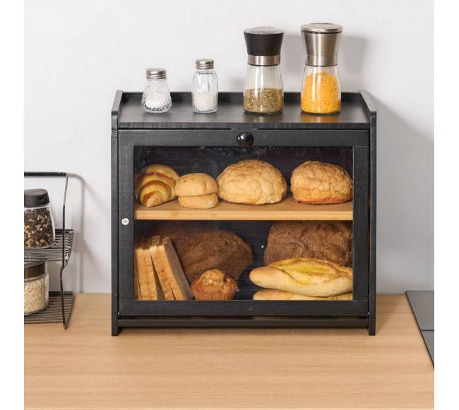 Dviejų sluoksnių duonos dėžė iš bambuko7