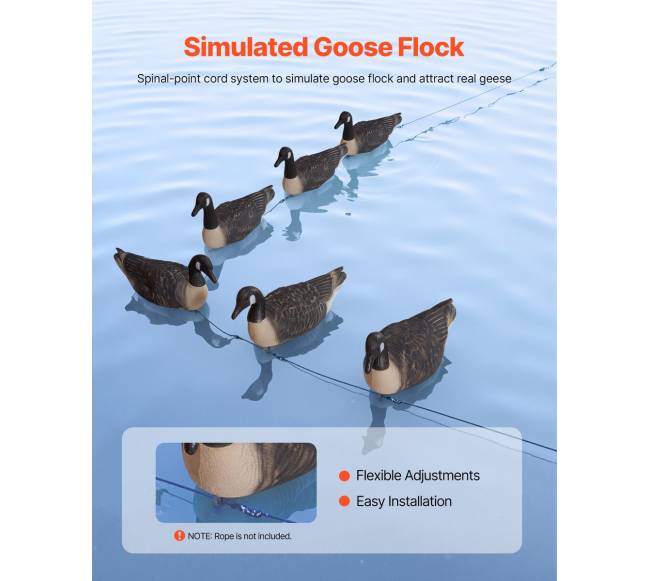 Kanados žąsų masalas plaukiojantis 6 vnt.3