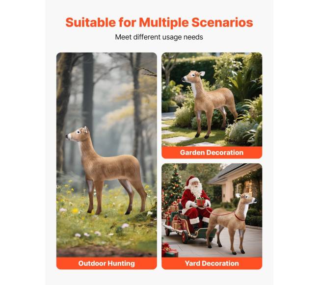 Elnių muliažas medžioklei su sulankstomomis kojomis5