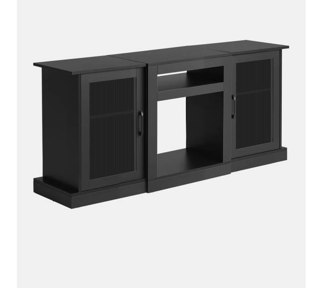 TV staliukas iki 65 colių televizoriams su stiklinėmis durimis8