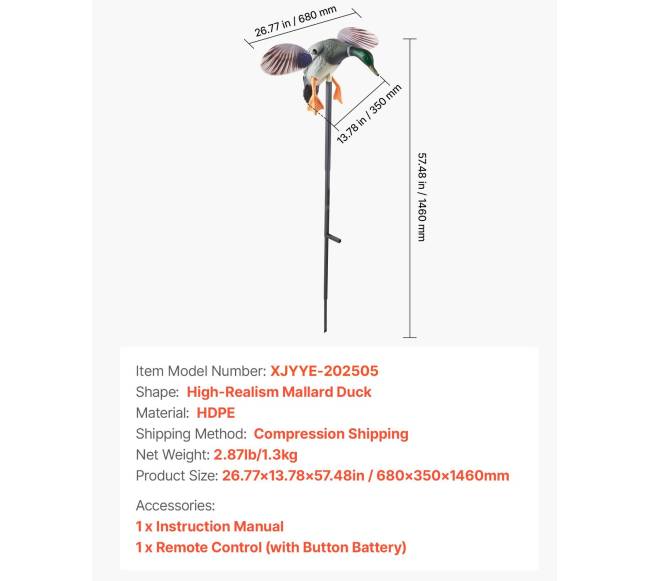 Sukamojo sparno ančių baidyklės medžioklei6