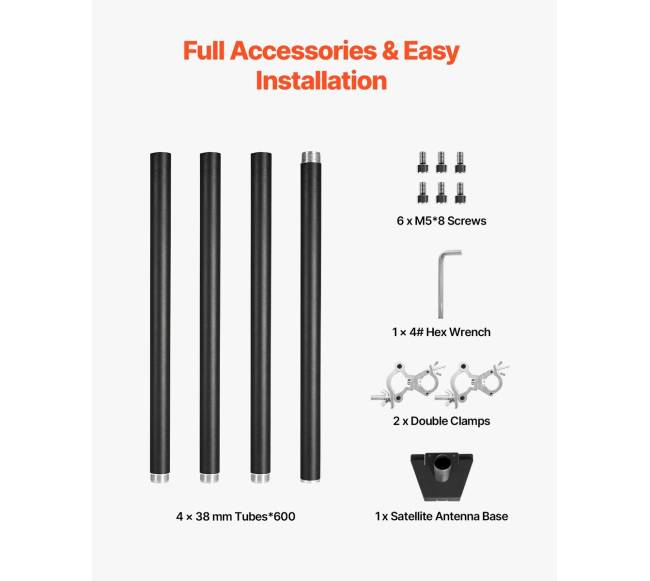Starlink laikiklis RV kopėčioms reguliuojamas4