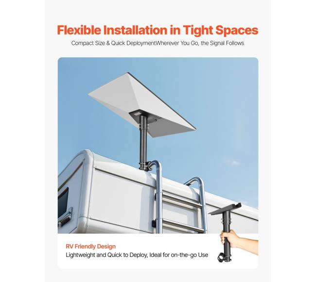 Starlink kopetėlės laikiklis su 360 reguliavimu5