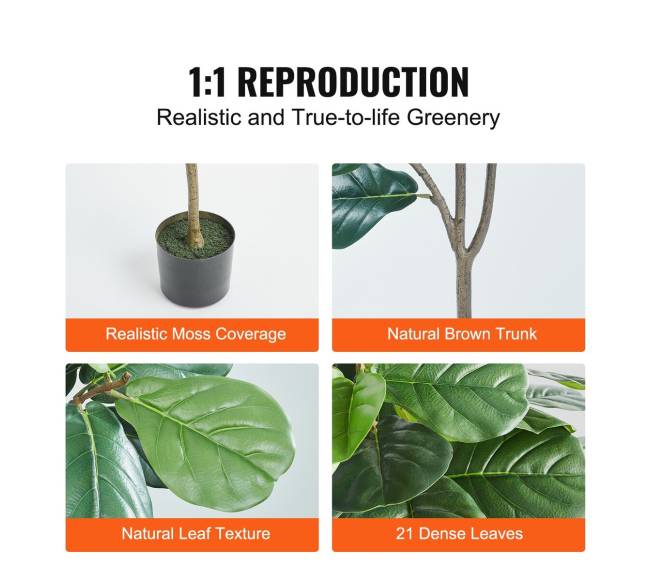 Dirbtinis fikusų medis 1.2 m3