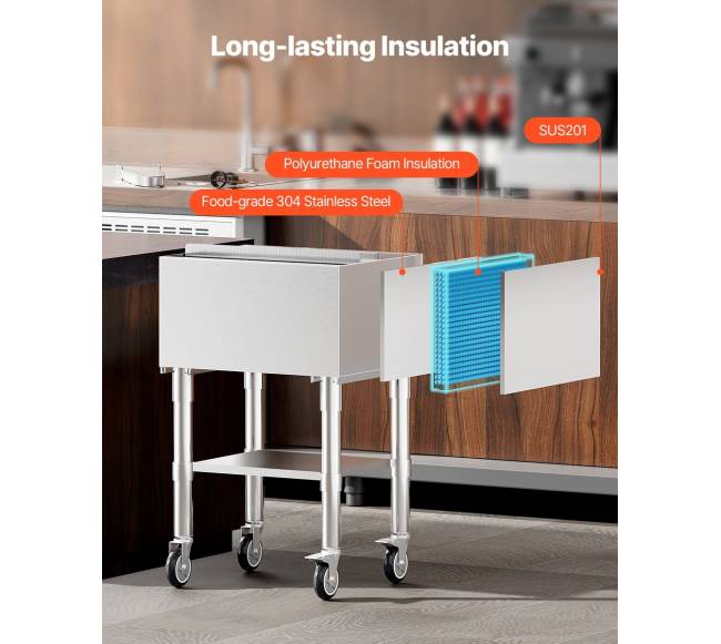 Komercinis ledo konteineris su ratukais2