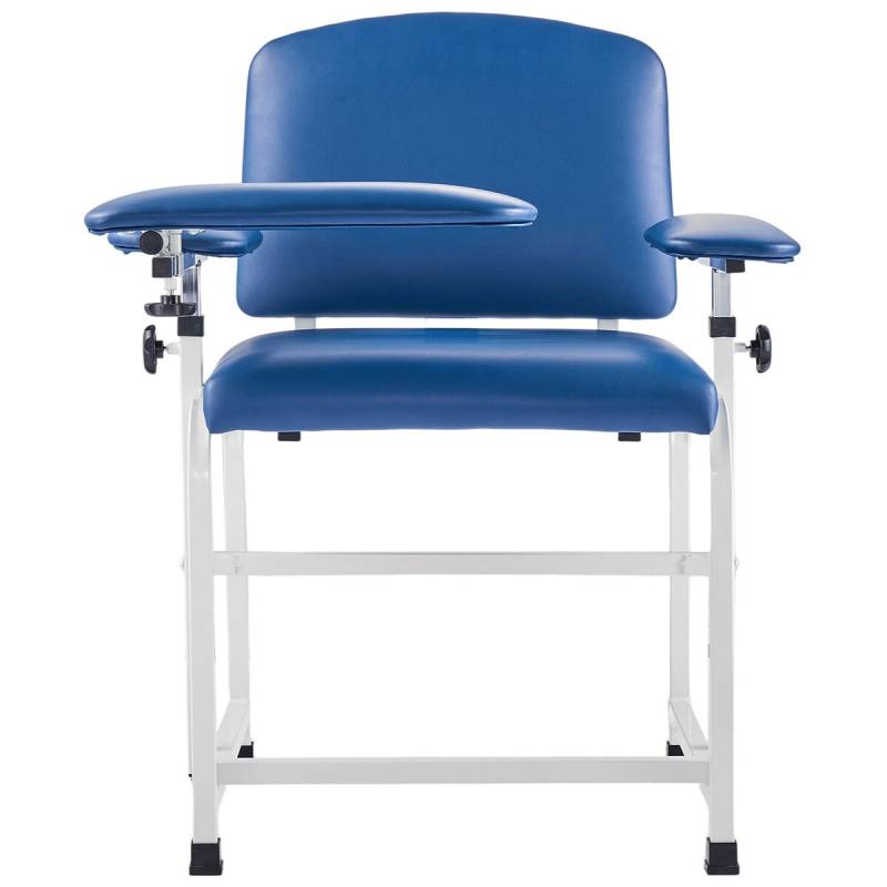 Kraujo ėmimo kėdė su reguliuojamais porankiais0