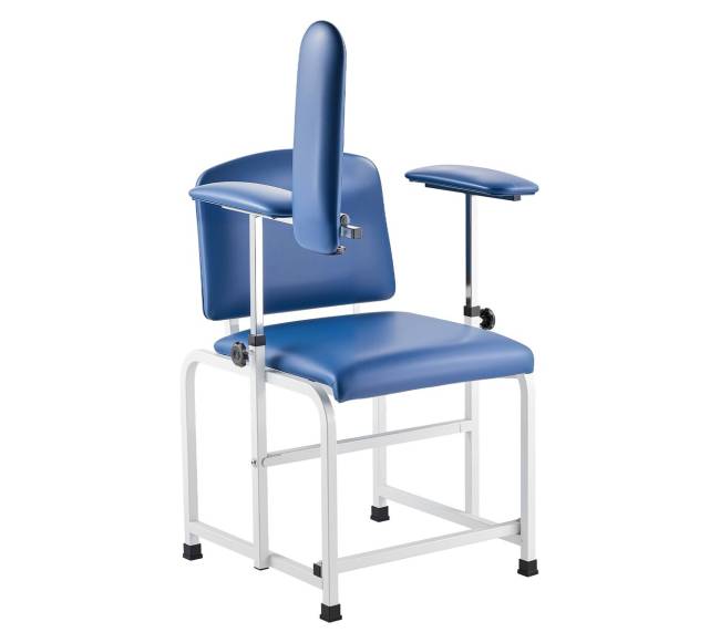 Kraujo ėmimo kėdė su reguliuojamais porankiais8