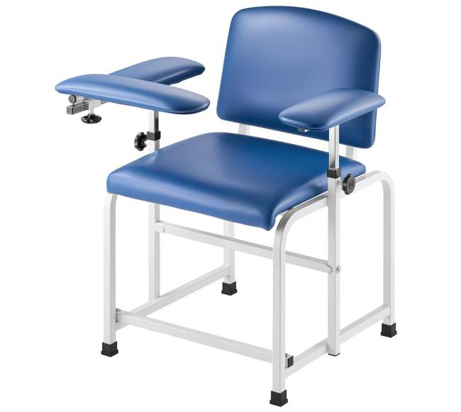 Kraujo ėmimo kėdė su reguliuojamais porankiais10