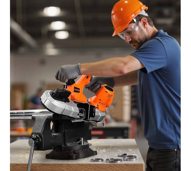 Nešiojama 20V akumuliatorinė juostinė pjūklas7