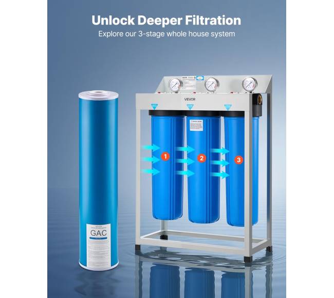 Pakeitimo vandens filtro kasetė 11.5x50.7 cm5