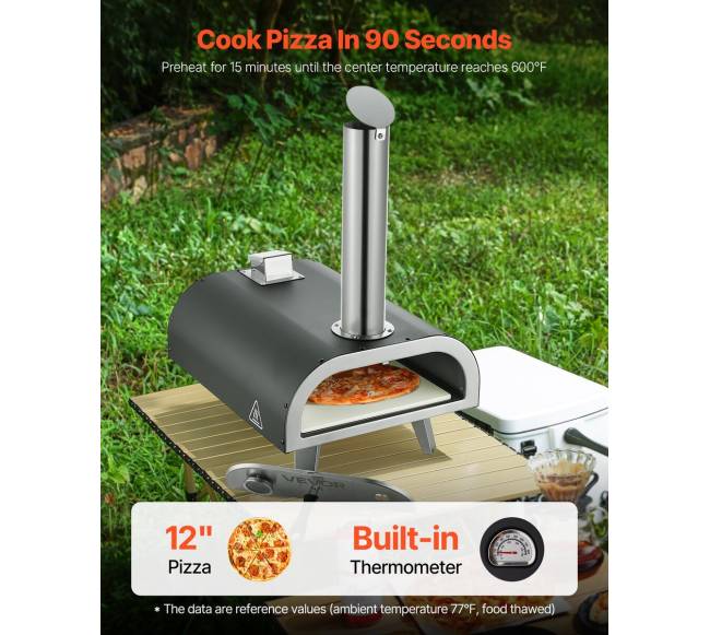 Nešiojama lauko picų krosnelė su medžio granulėmis1