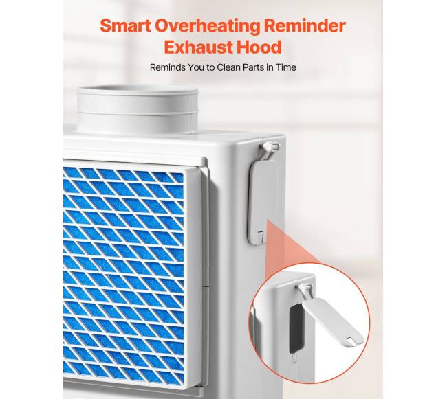 3 in 1 vidaus džiovyklių ventiliacijos komplektas ABS medžiaga3