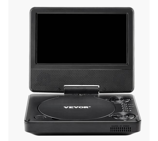 Nešiojamas DVD grotuvas su besisukančiu ekranu8