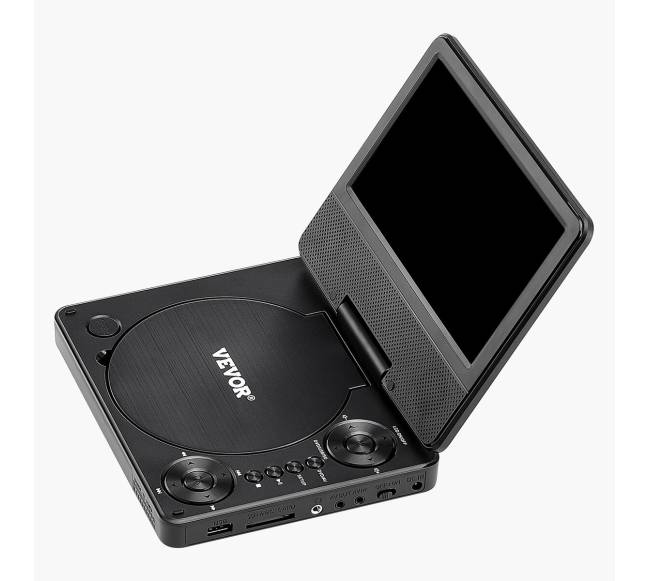 Nešiojamas DVD grotuvas su besisukančiu ekranu9