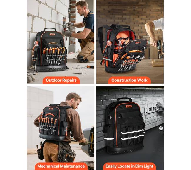 Elektriko kuprinė su 64 kišenėmis6