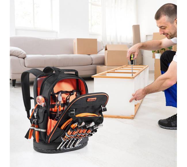 Elektriko kuprinė su 64 kišenėmis7