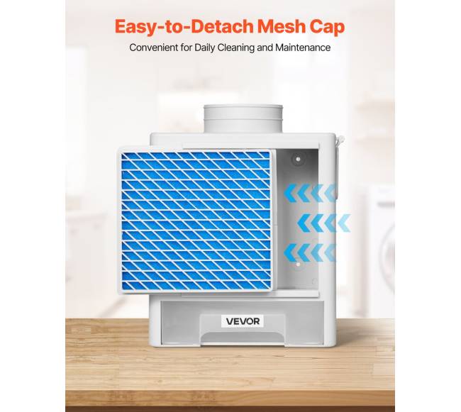 Vidaus džiovyklės ventiliacijos rinkinio su vandens stalčiumi rinkinys4