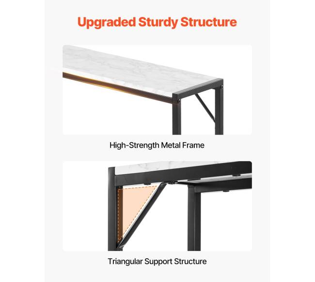 Marmurinis konsolinio staliuko dizainas su elektros lizdu3