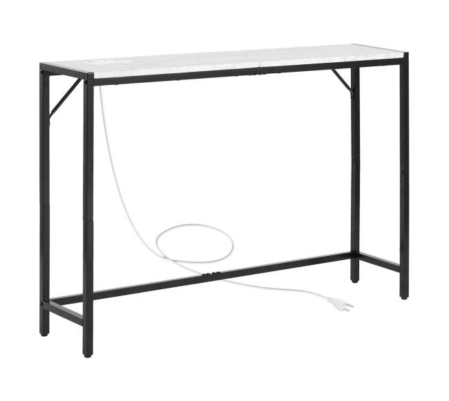 Marmurinis konsolinio staliuko dizainas su elektros lizdu8