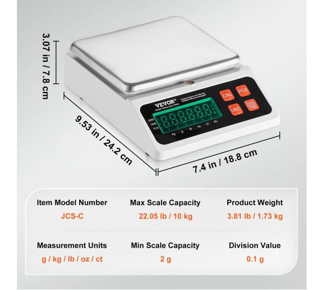 Elektroninės dalelių skaičiavimo svarstyklės 10 kg6