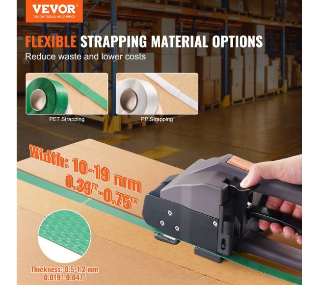 Automatinis elektrinis diržų užtraukimo įrankis 1-1,9 cm diržams1