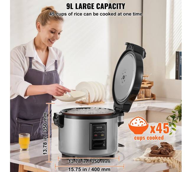 Komercinis ryžių virimo aparatas 45 puodelių2