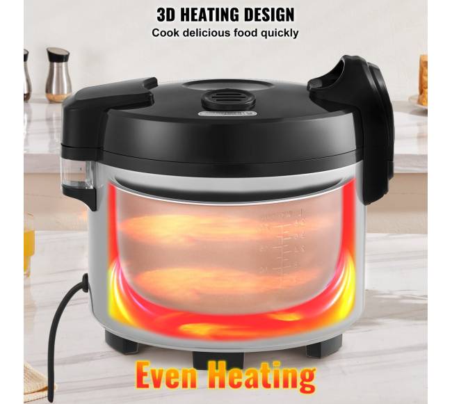 Komercinis ryžių virimo aparatas 45 puodelių4