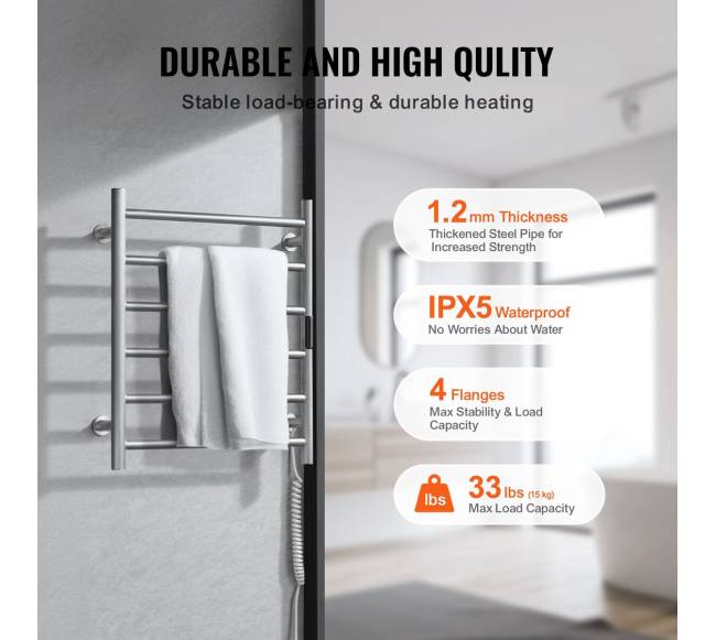 6-strypų rankšluosčių džiovykla sieninė šildoma3