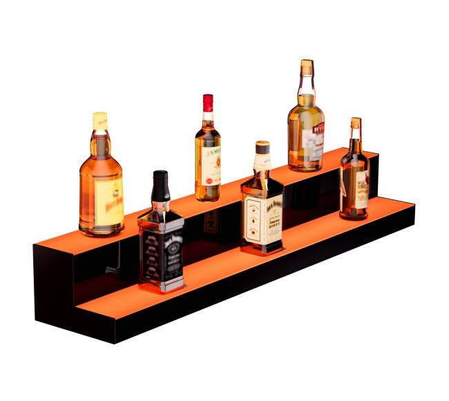 LED apšviesta gėrimų butelių lentyna 2 žingsnių10
