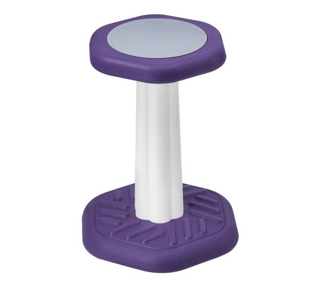 Vaikiška svyruojanti kėdė su pagalvėle, violetinė0