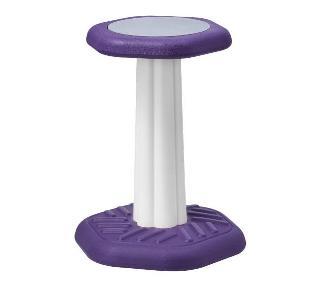 Vaikiška svyruojanti kėdė su pagalvėle, violetinė9