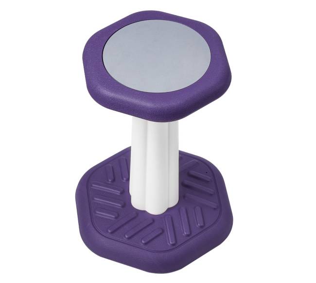 Vaikiška svyruojanti kėdė su pagalvėle, violetinė10