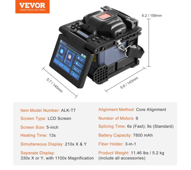 Optinis pluošto suvirinimo įrenginys su 6 motorais6
